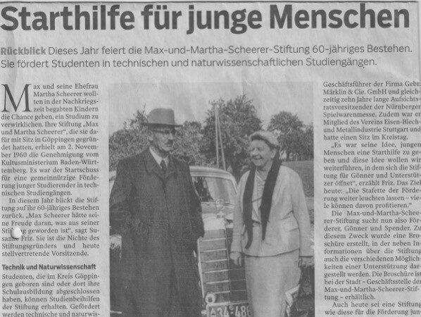 Starthilfe für junge Menschen